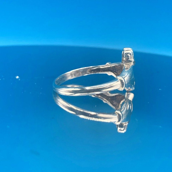 Vintage Sterling Silver Open-Work Ring - Picture 11 of 13